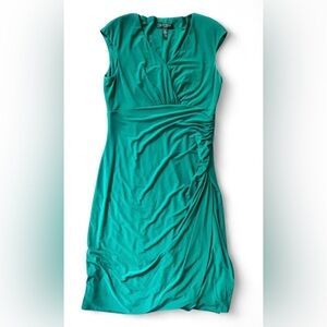 Ralph Lauren Womens Turquoise Sleeveless Midi Dress Size 10 Classic